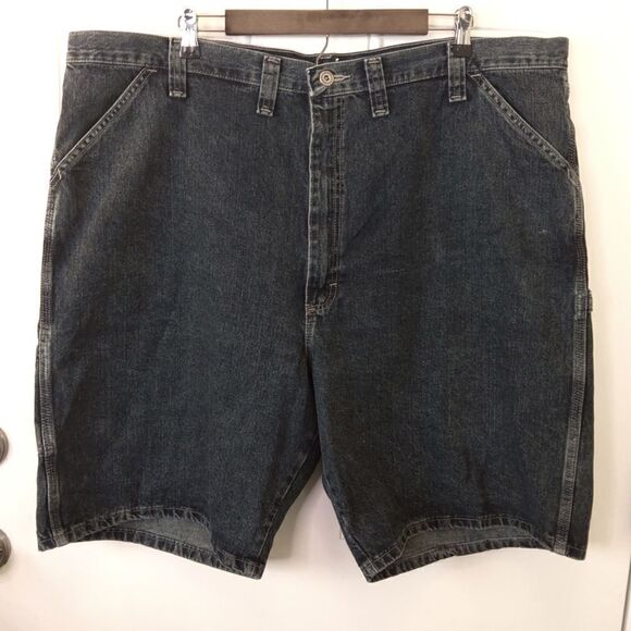 Wrangler antique blue denim five pocket utility shorts - Picture 1 of 11